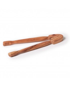 Pince à Cornichons Bois D'Olivier Bérard 18 Cm - Fait-Main - Cire D'Abeille - Élégance Provençale
