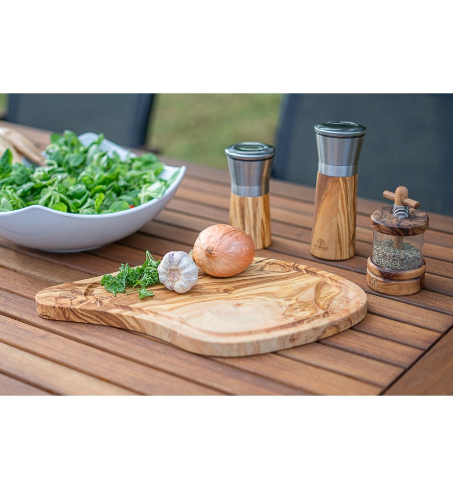 Pot à ustensiles en bois d'olivier | K Provence